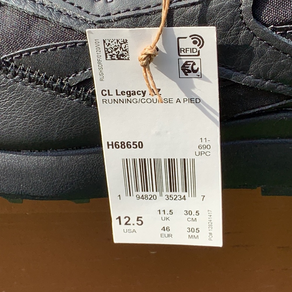 Reebok Men's Classic Leather Legacy AZ | Size 12.5 | Black # H68650 - Picture 10 of 16